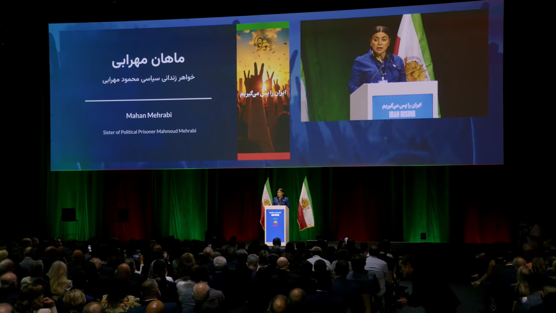 Mahan Mehrabi, Bildrechte YouTube Kanal Reza Pahlavi
